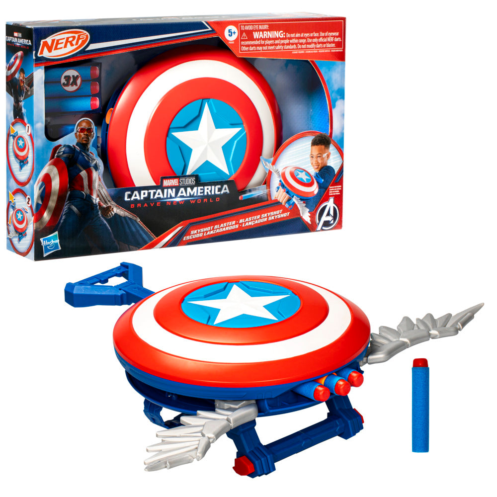 Marvel Captain America: Brave New World Nerf Skyshot Blaster