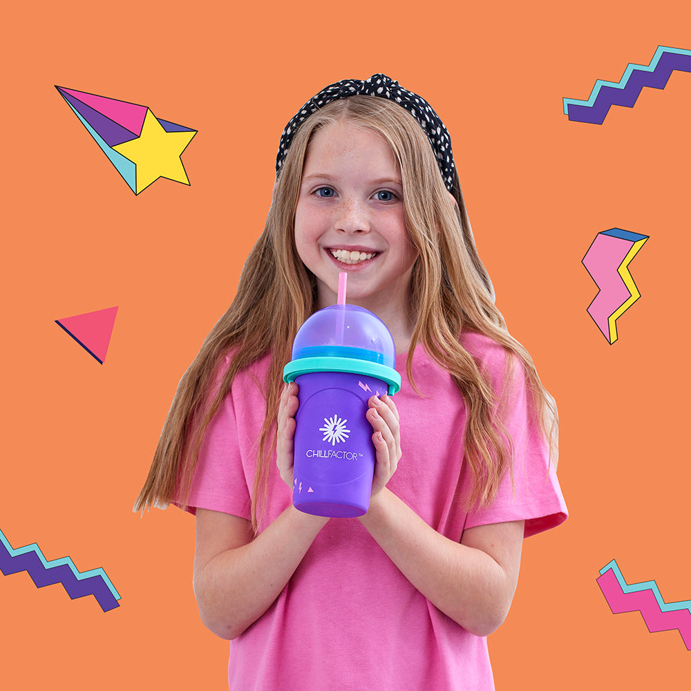Chillfactor Colour Shock Slushy Maker Power Purple