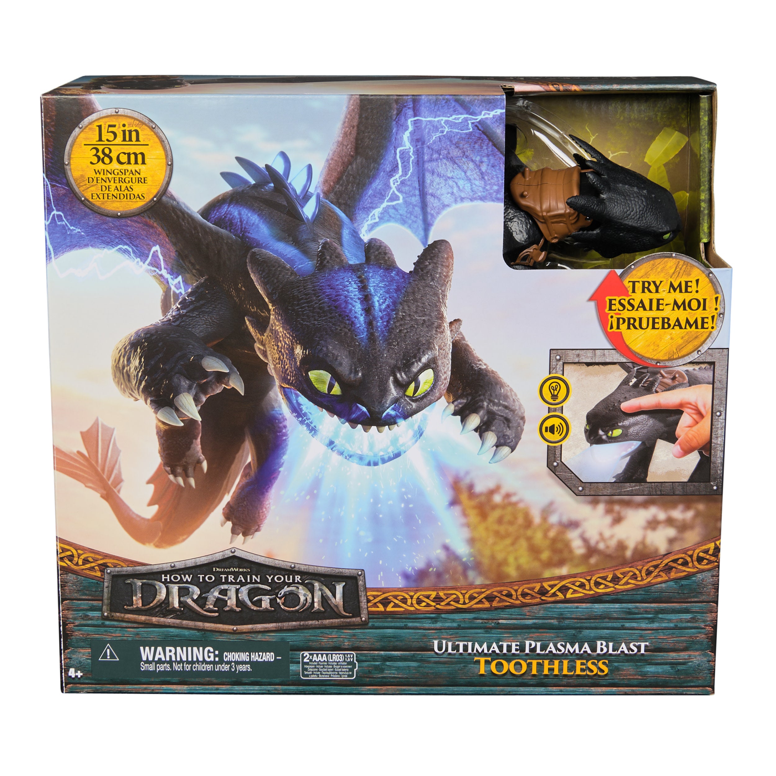 Dreamworks How To Train Your Dragon Action Figure Ultimate Plasma Blast Toothless