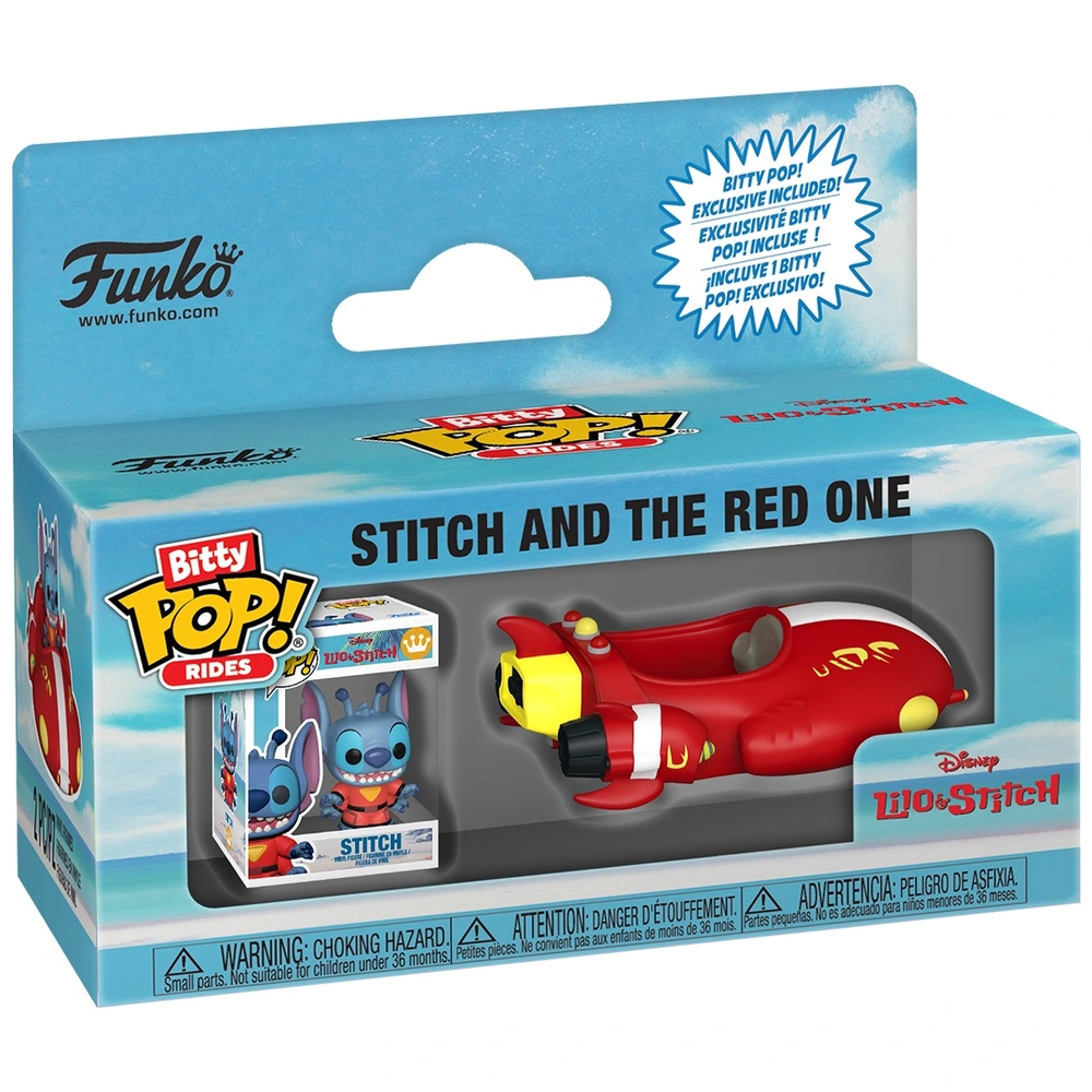 Funko Bitty Pop! Rides: Disney Stitch And The Red One