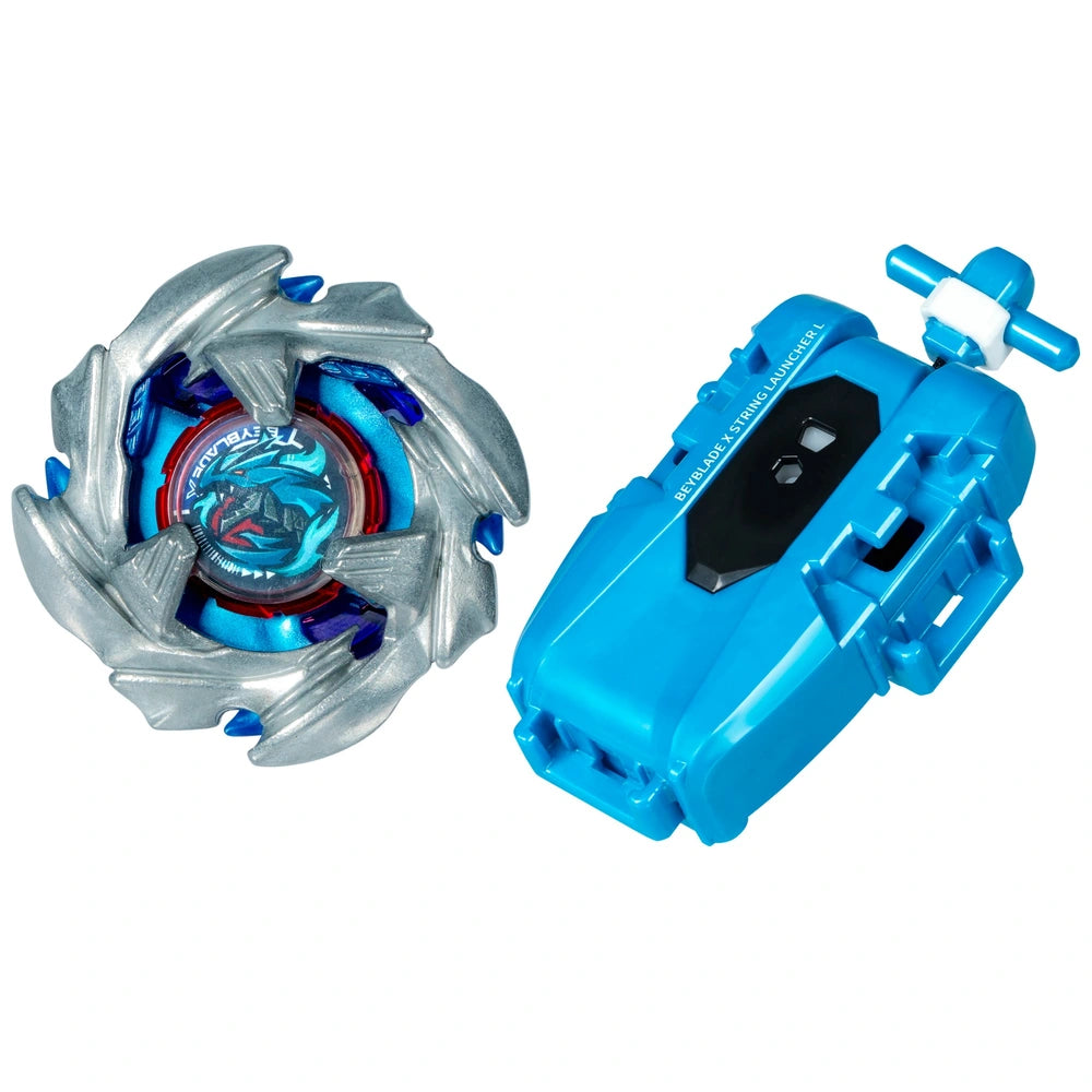 Beyblade X Cobalt Dragoon 2-60C Deluxe String Launcher Set