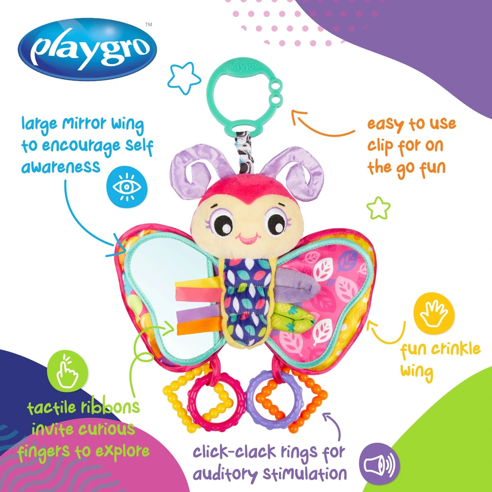 Playgro Activity Friend Blossom Butterfly Stroller Toy