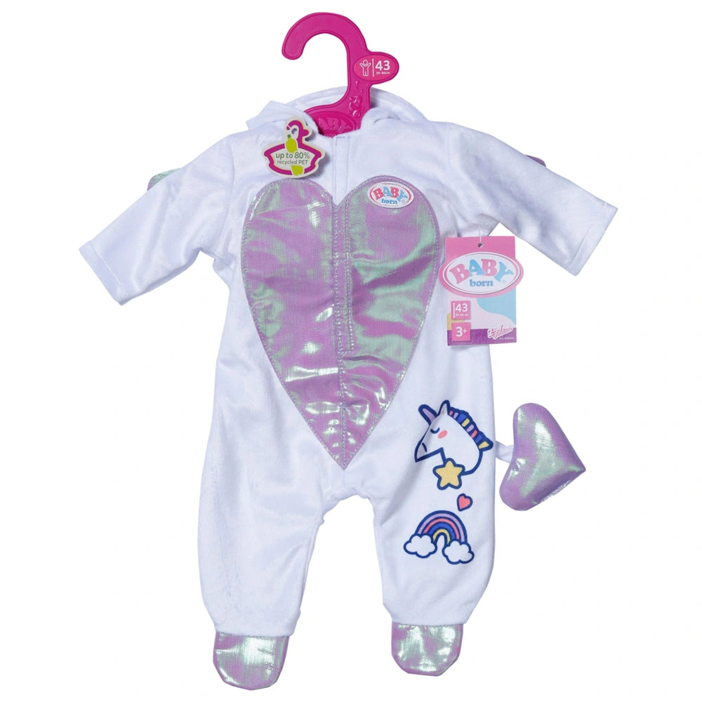 Baby Born Unicorn Onsie Outfit 43Cm