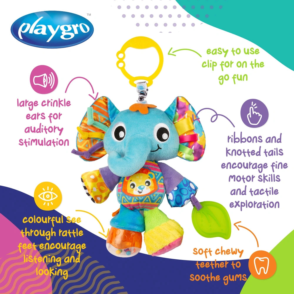 Playgro Activity Friend Elly Elephant Stroller Toy