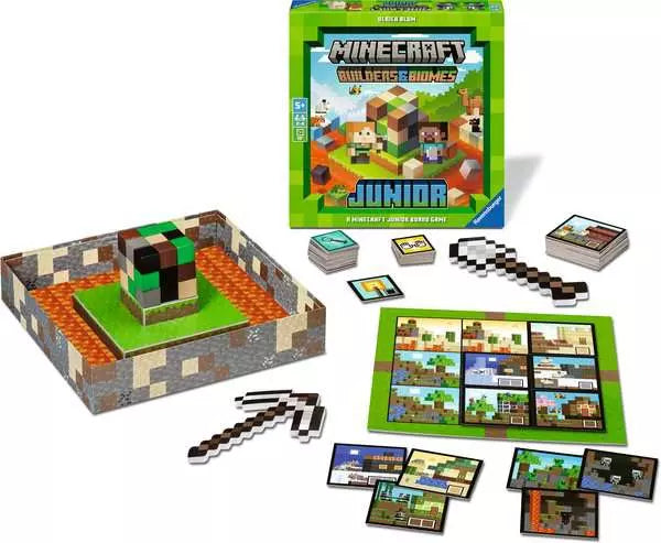 Ravensburger Minecraft Builders & Biomes Junior Board Game