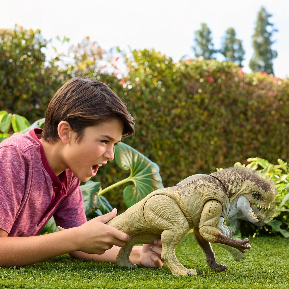 Jurassic World Rebirth Rumble 'N Rampage Dinosaur Action Figure Distortus Rex