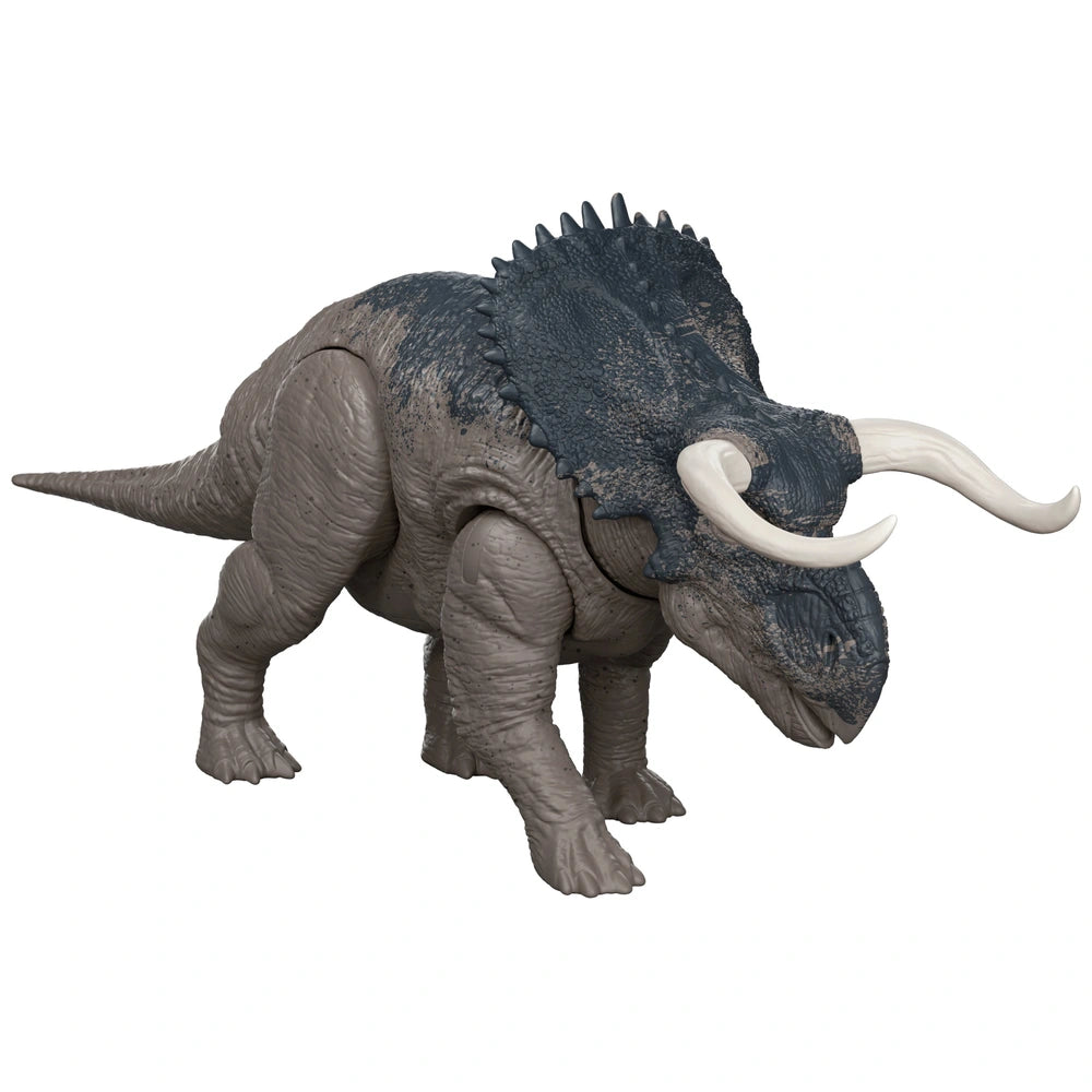Jurassic World Rebirth Wild Roar Dinosaur Action Figure Nasutoceratops