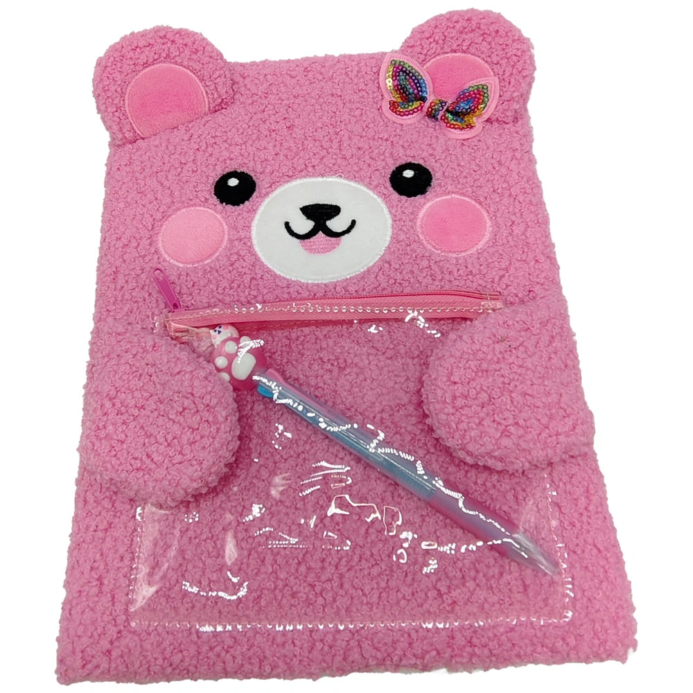 Dizzy Peach A4 Teddy Pencil Case Notebook