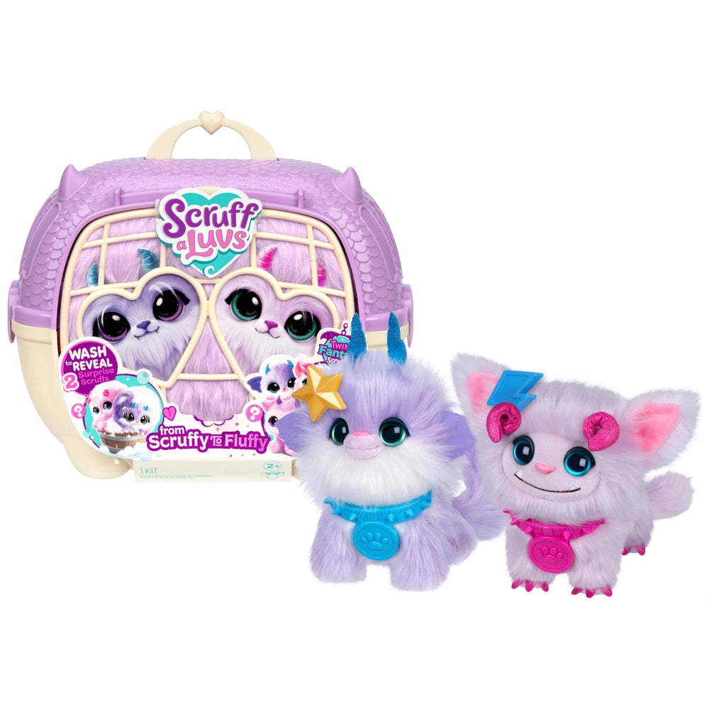 Scruffaluvs Twin Fantasy Scruffs Plush Toys Set