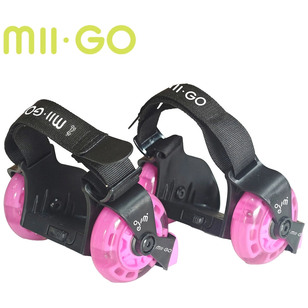 Mii Go Flashing Roller Wheeled Shoe Pink Skates With Lights