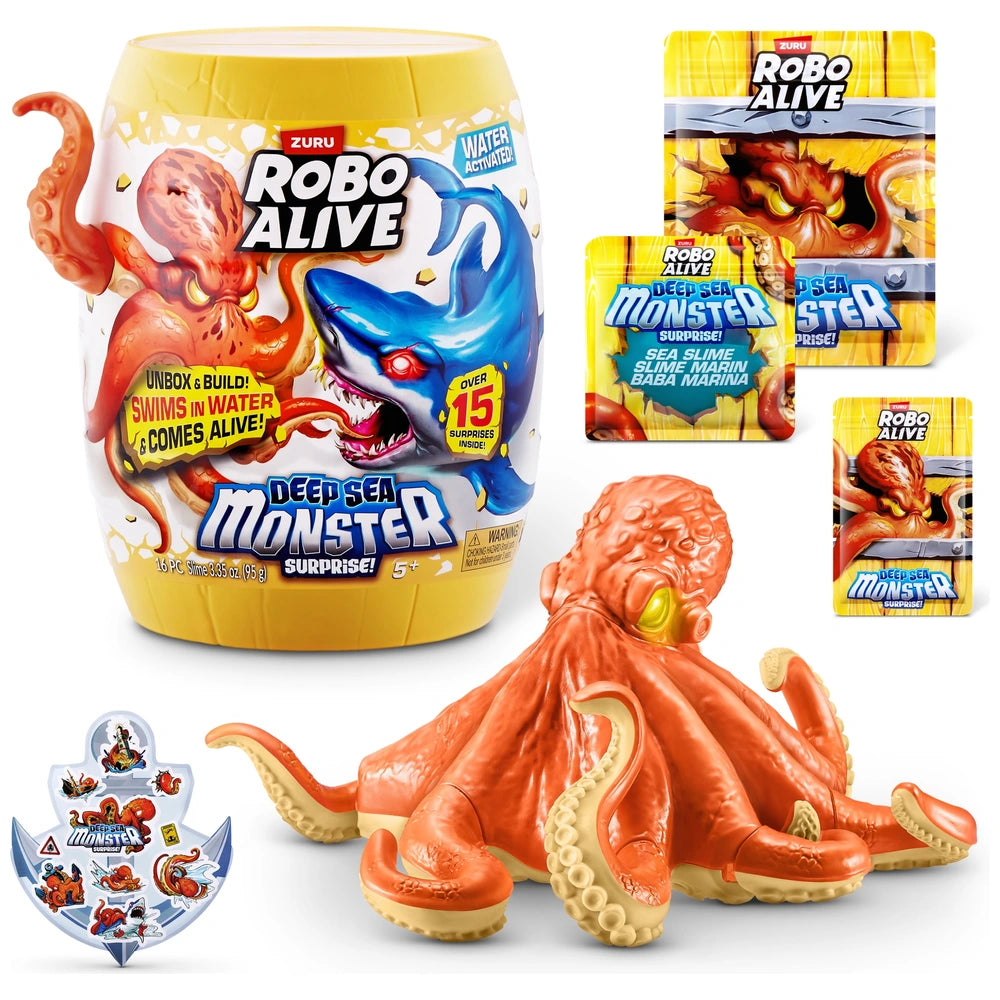 Robo Alive By Zuru Deep Sea Monster Surprise Octopus