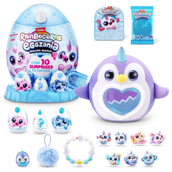 Rainbocorns By Zuru Eggzania Frozen Mania Surprise Plush Egg Frostine