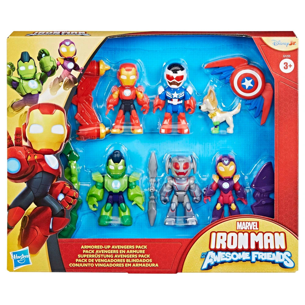 Marvel Iron Man And His Awesome Friends Armored-Up Avengers Pack