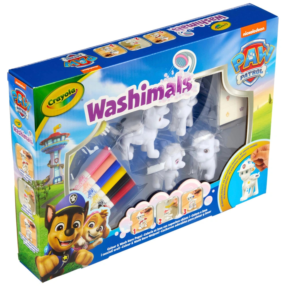 Crayola Washimals Paw Patrol Colour & Wash Hero Pups Set
