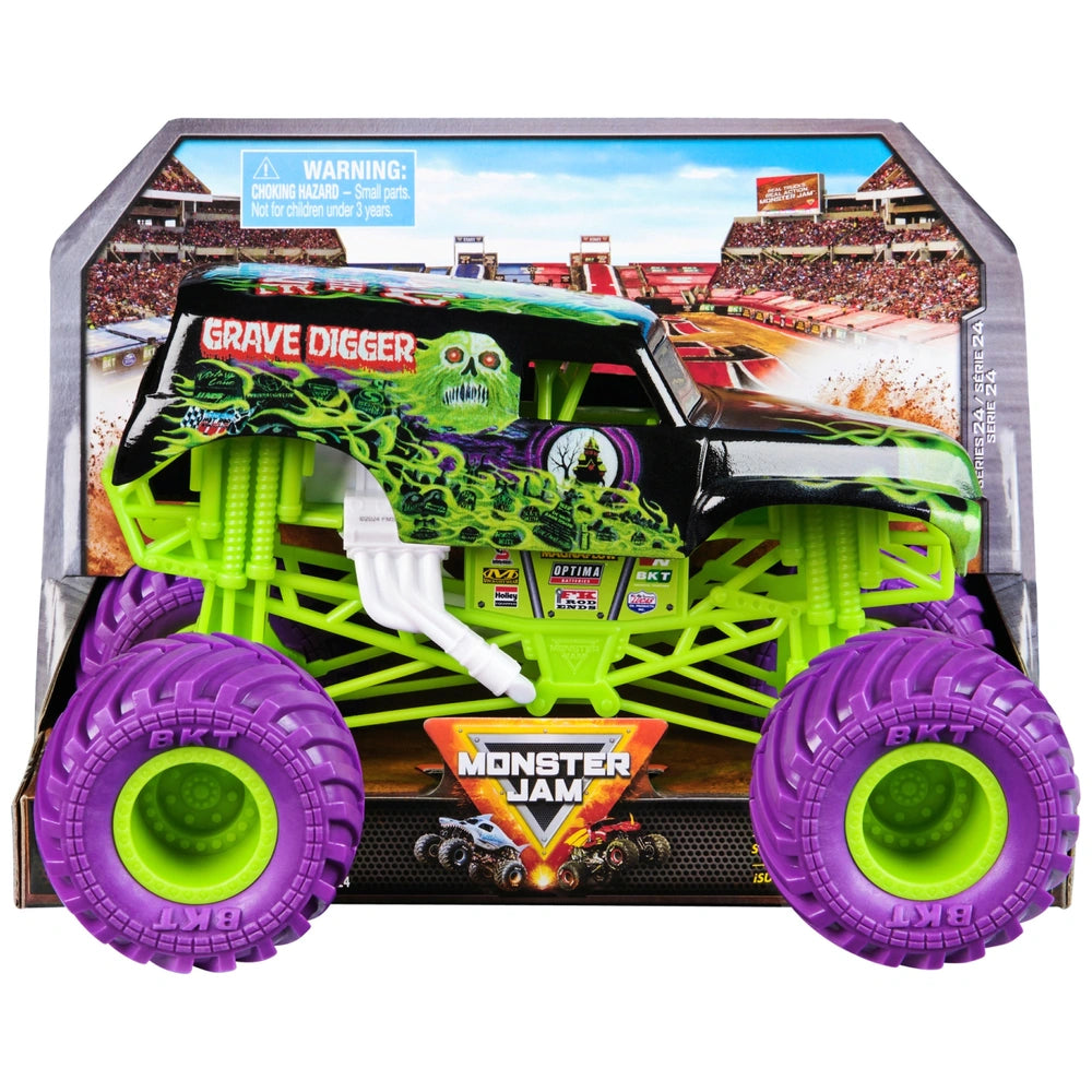 Monster Jam Monster Truck Diecast Grave Digger 1:24 Scale