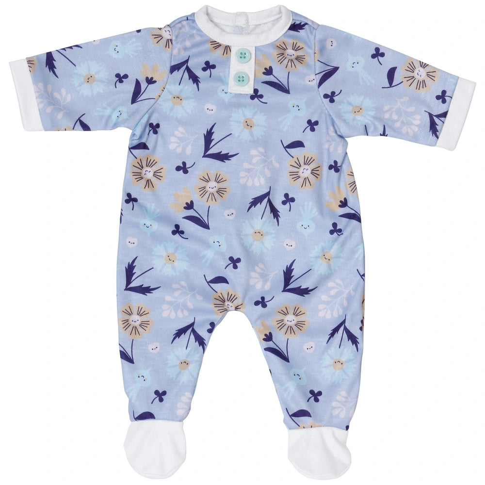 Baby Annabell Clothes Blue Flower Romper 43Cm