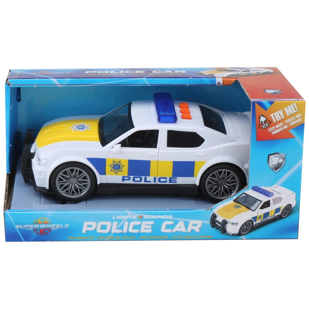 Super Wheelz Police Car With Lights And Sounds