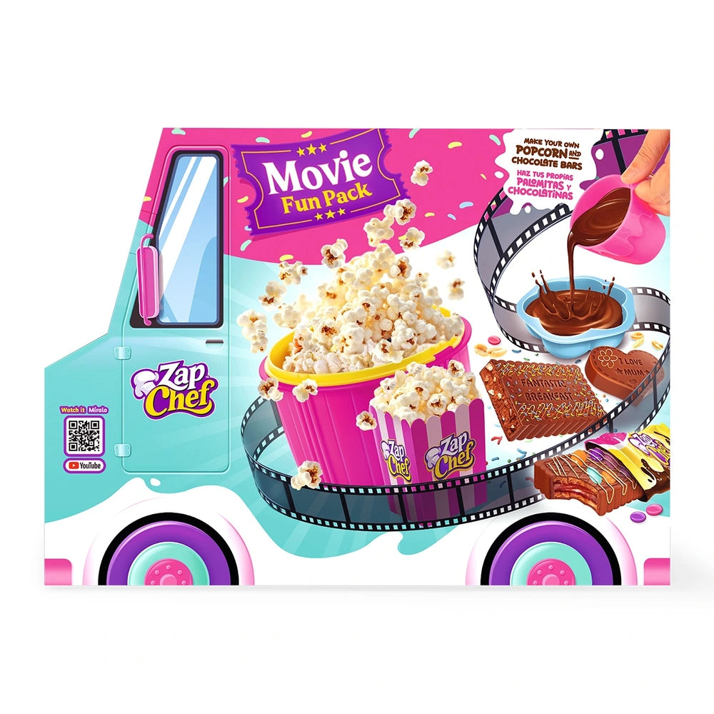 Zap Chef Movie Fun Popcorn And Chocolate Making Kit