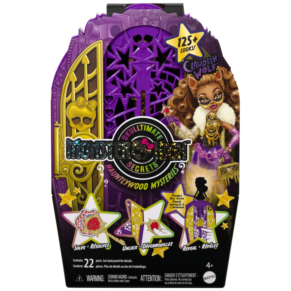 Monster High Skulltimate Secrets: Hauntlywood Mysteries Clawdeen Wolf Doll