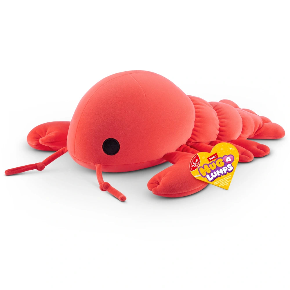 Hug-A-Lumps By Zuru Weighted Plush Lenny The Lobster