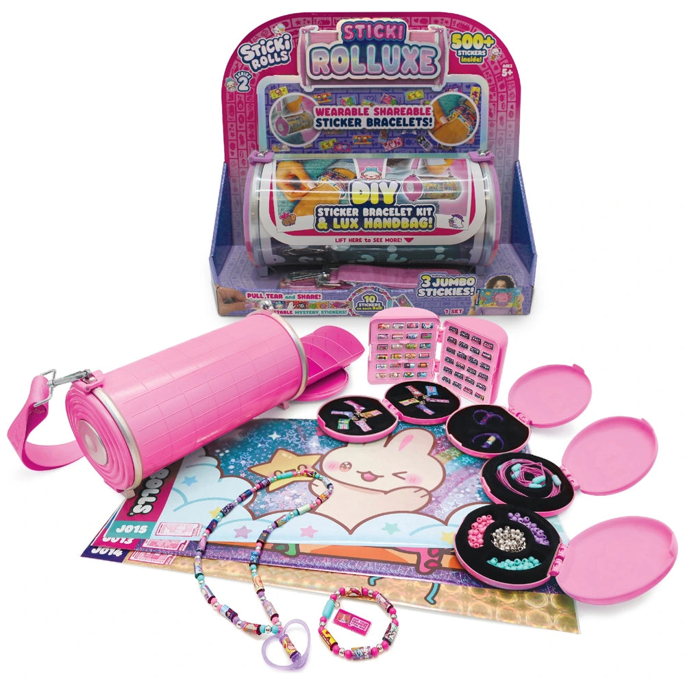 Sticki Rolls Jumbo Studio Rolluxe Deluxe Handbag And Jewellery Making Kit