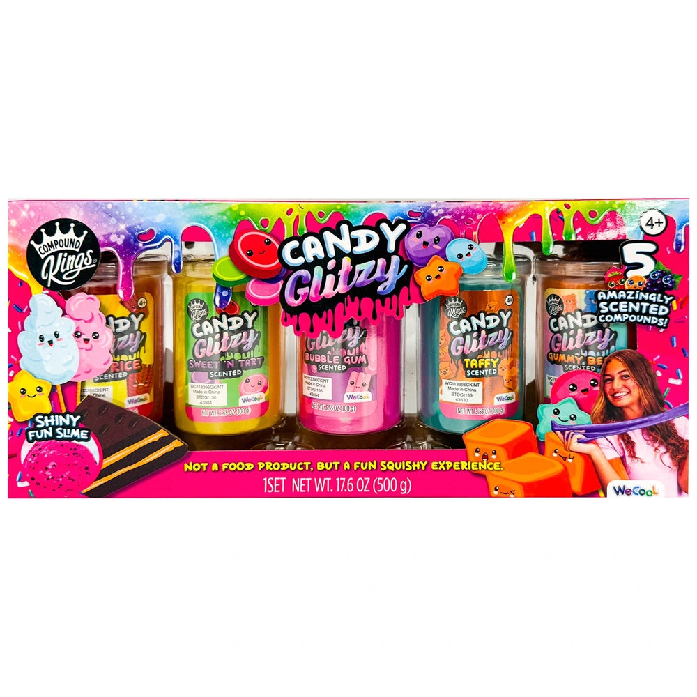 Compound Kings Candy Glitzy Slime Scented 5 Pack