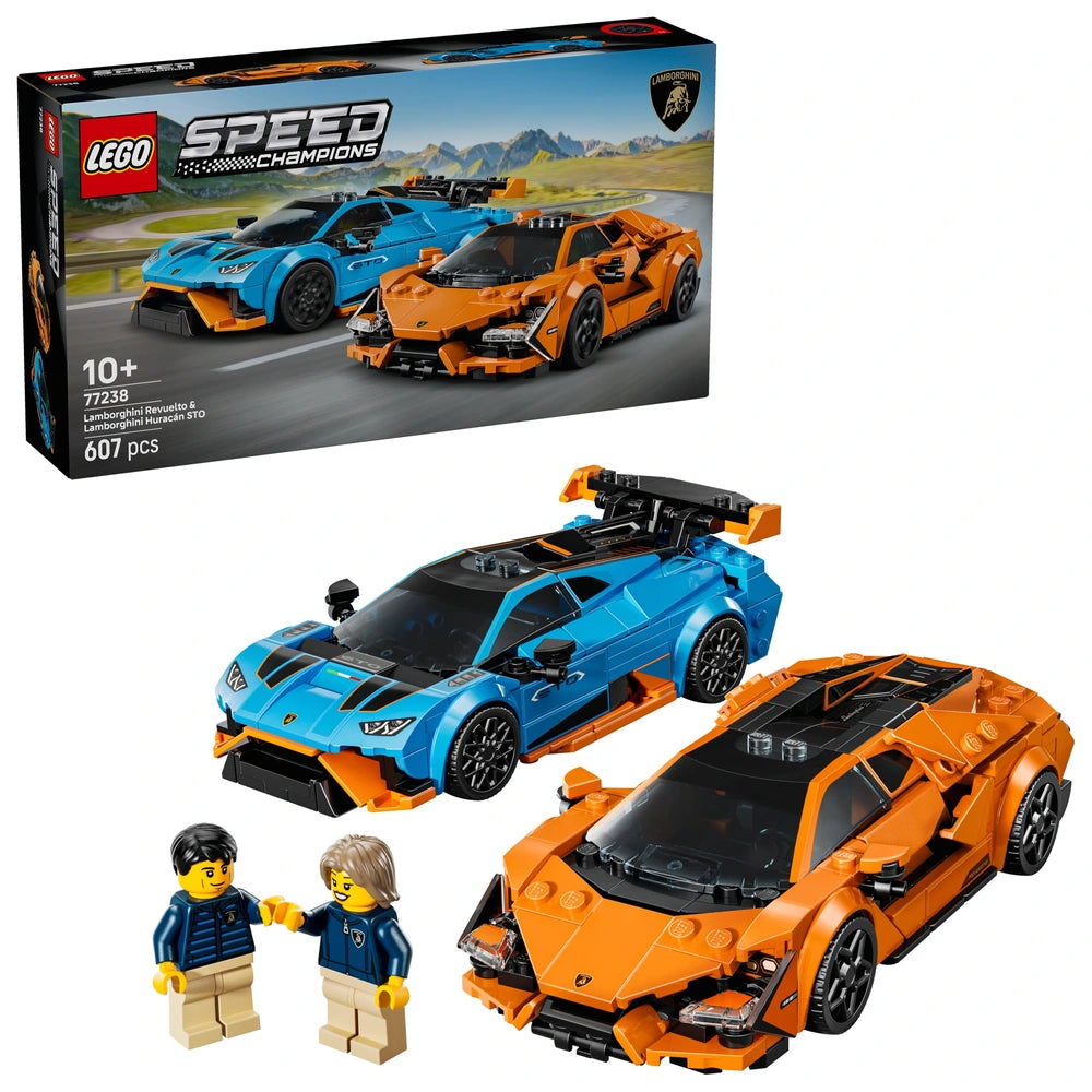 Lego® Speed Champions Lamborghini Revuelto & Huracán Sto 77238