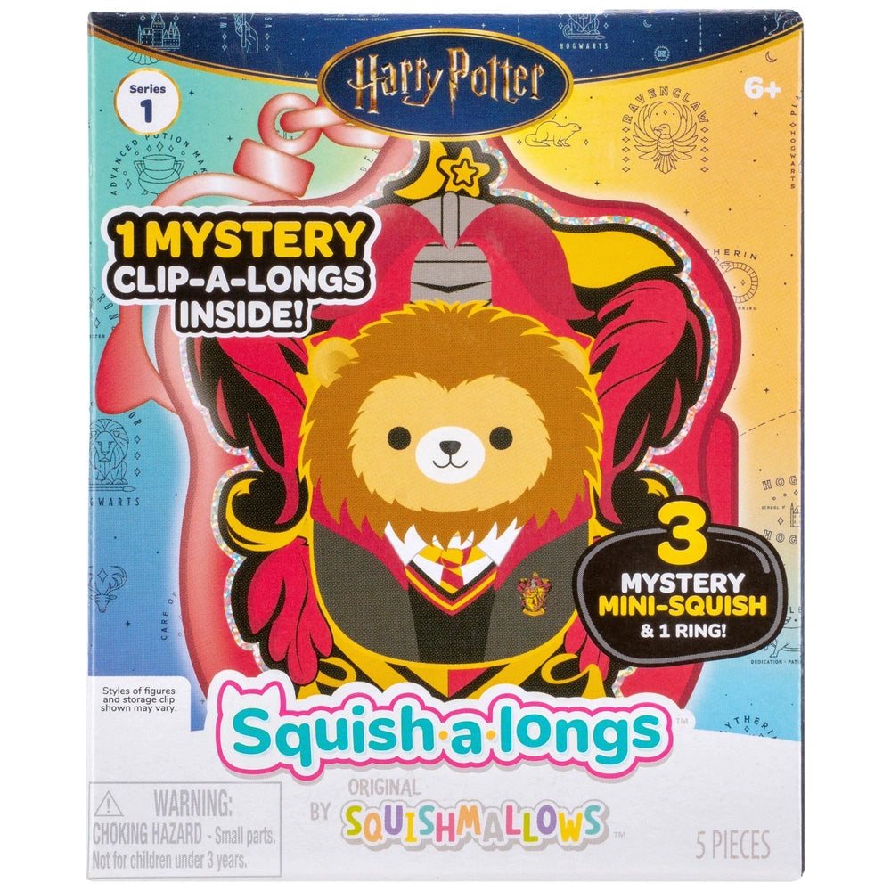 Original Squishmallows Squish-A-Longs Clip-A-Longs Harry Potter Blind Box Assortment