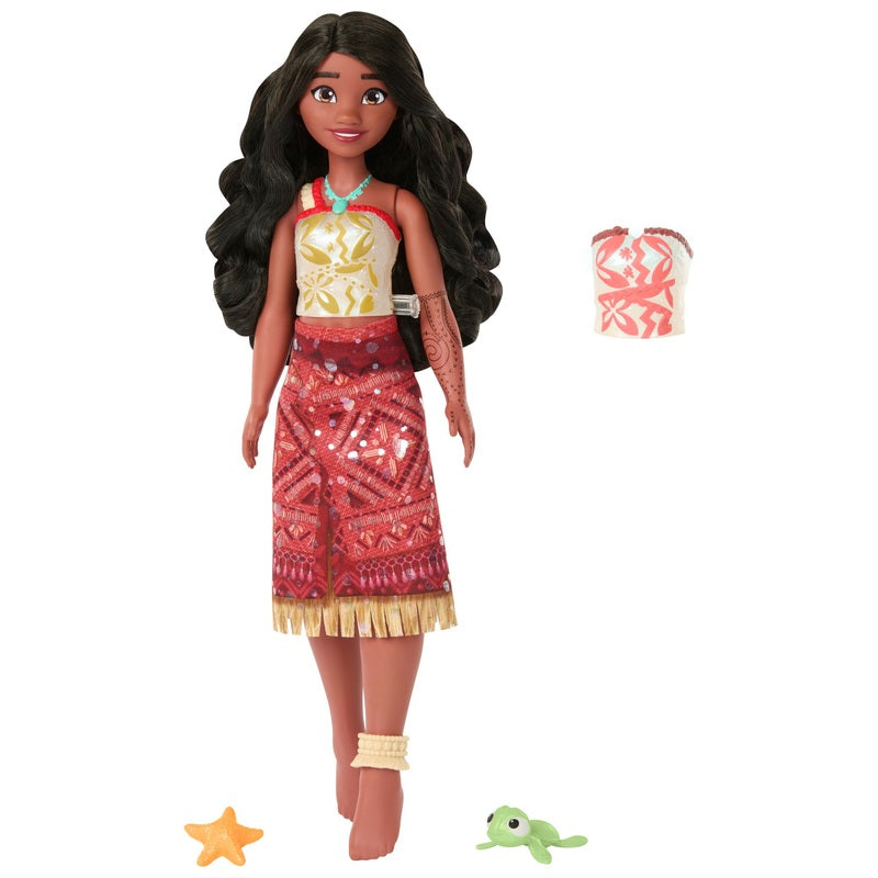 Disney Moana 2 Swimming Moana Doll