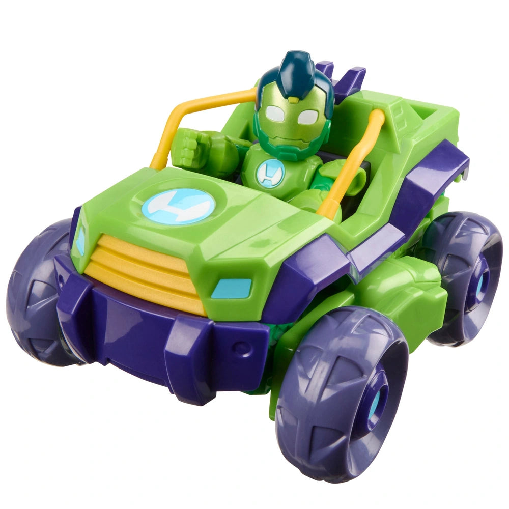 Marvel Iron Man And His Awesome Friends Figure & Vehicle 2-In-1 Mech Suit Iron Hulk Pack