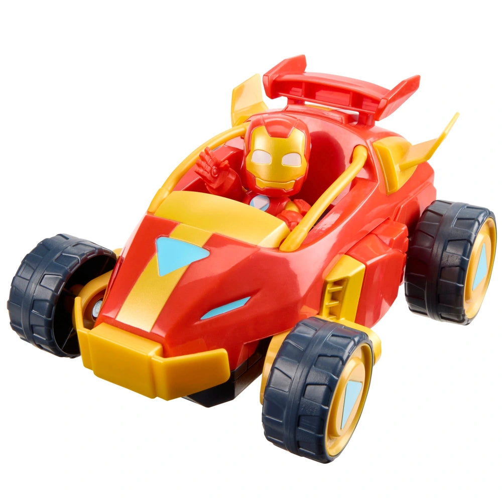 Marvel Iron Man And His Awesome Friends Figure & Vehicle 2-In-1 Mech Suit Iron Man Pack