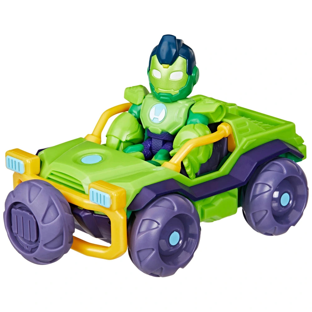 Marvel Iron Man And His Awesome Friends Figure & Vehicle Hulk Iron Racer Pack