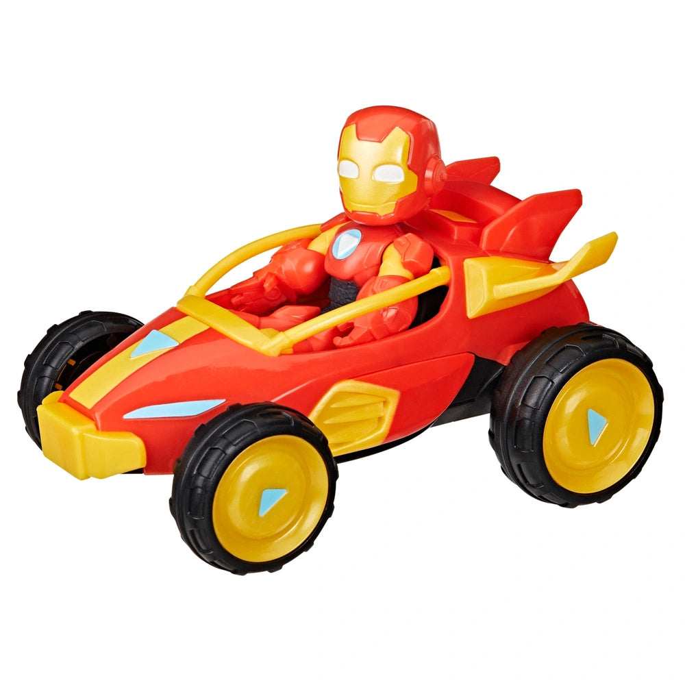 Marvel Iron Man And His Awesome Friends Figure & Vehicle Iron Racer Pack