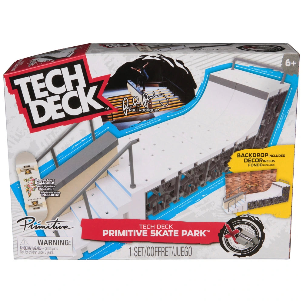 Tech Deck Finger Skateboard Primitive X-Connect Skate Park Playset