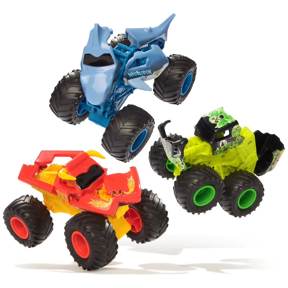 Monster Jam Smash & Bash Monster Truck Diecast 1:64 Scale Assortment