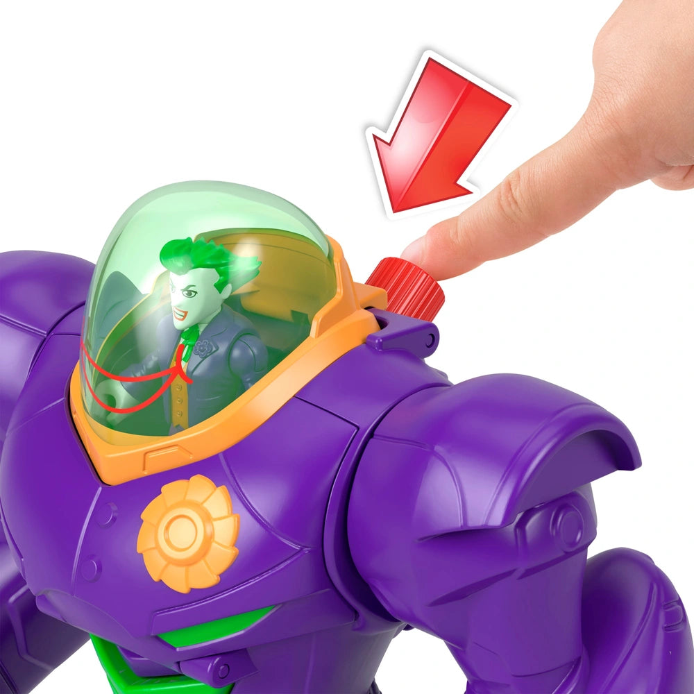 Fisher-Price Imaginext Dc Super Friends Metal Force Set Joker Hammer Mech
