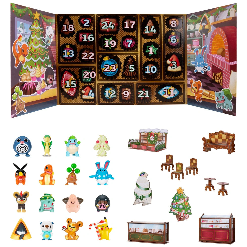 Pokémon Battle Figures Holiday Advent Calendar 2025