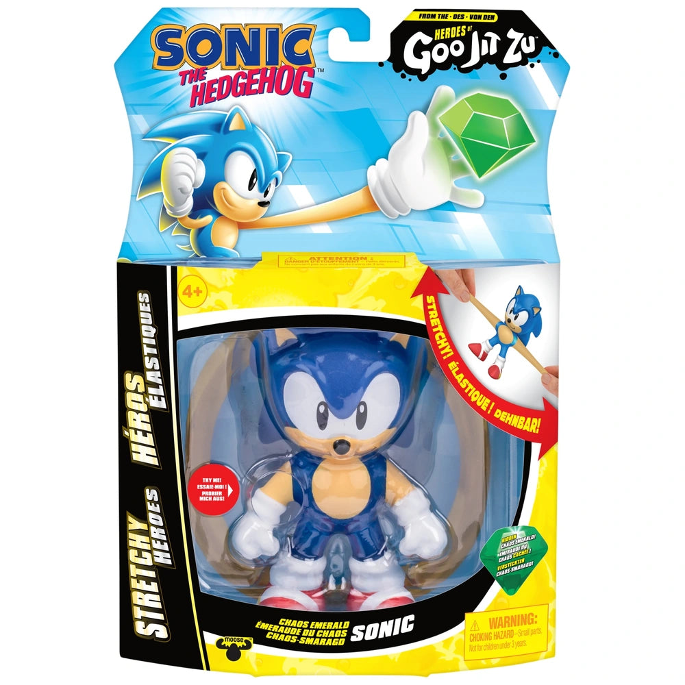 Heroes Of Goo Jit Zu Sonic The Hedgehog Hero Pack Chaos Emerald Sonic Action Figure