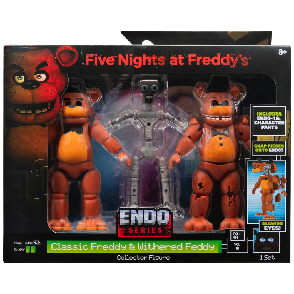 Five Nights At Freddy's Action Figure Endo-Series Classic Freddy & Withered Freddy 15Cm