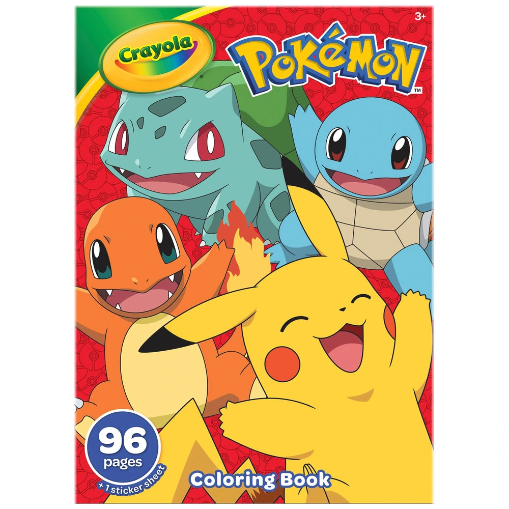 Crayola Pokémon 96 Page Colouring Book