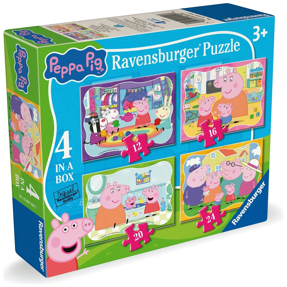 Ravensburger Peppa Pig & Evie Jigsaw Puzzles 4 In A Box