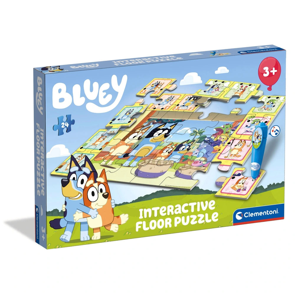 Clementoni Bluey Interactive Floor Puzzle 24 Pieces