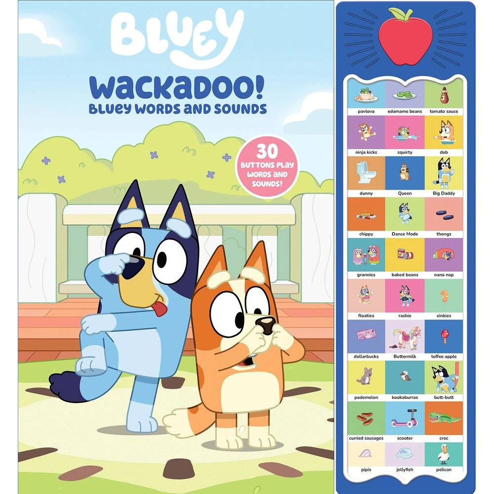 Bluey Wackadoo! Interactive Words And Sounds Book