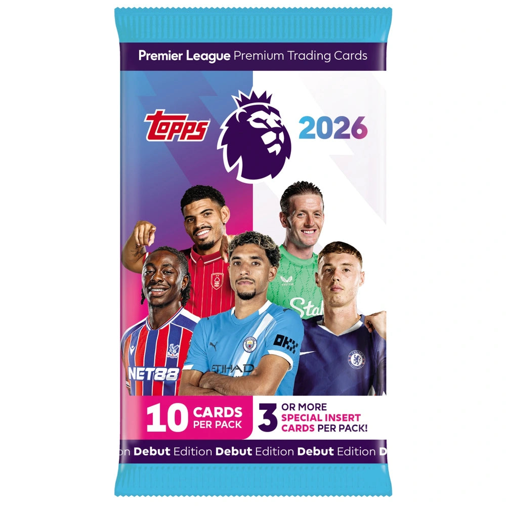 Topps Premier League Trading Card Game: 2026 Debut Edition Packet Assortment