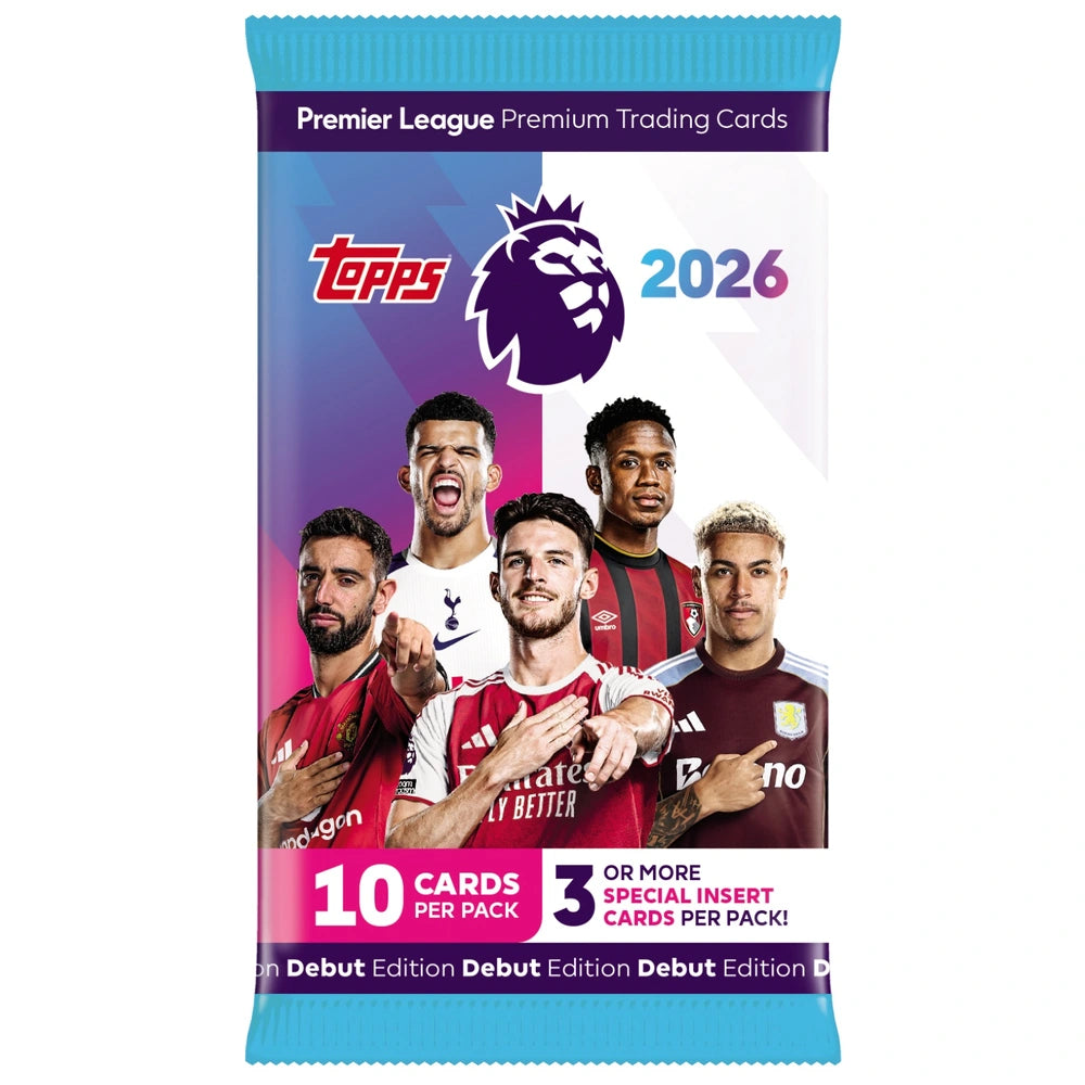Topps Premier League Trading Card Game: 2026 Debut Edition Packet Assortment