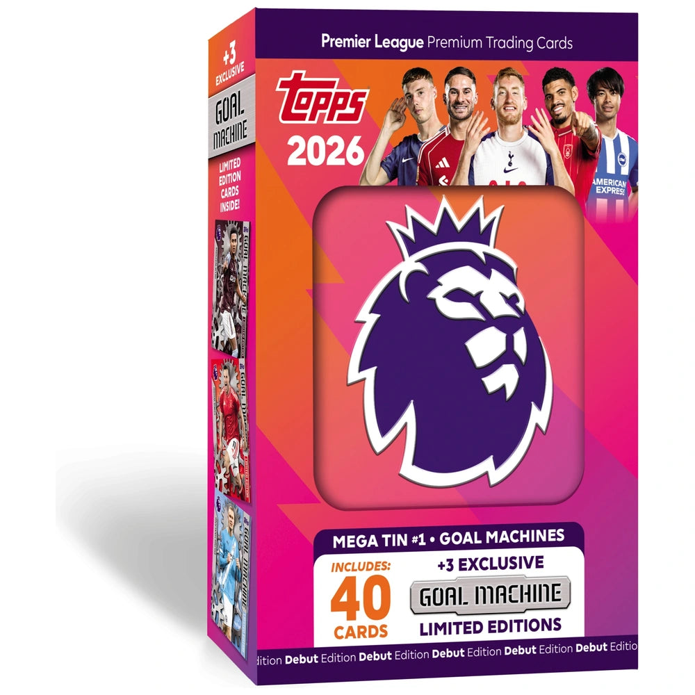 Topps Premier League Trading Card Game: 2026 Mega Tin Assortment