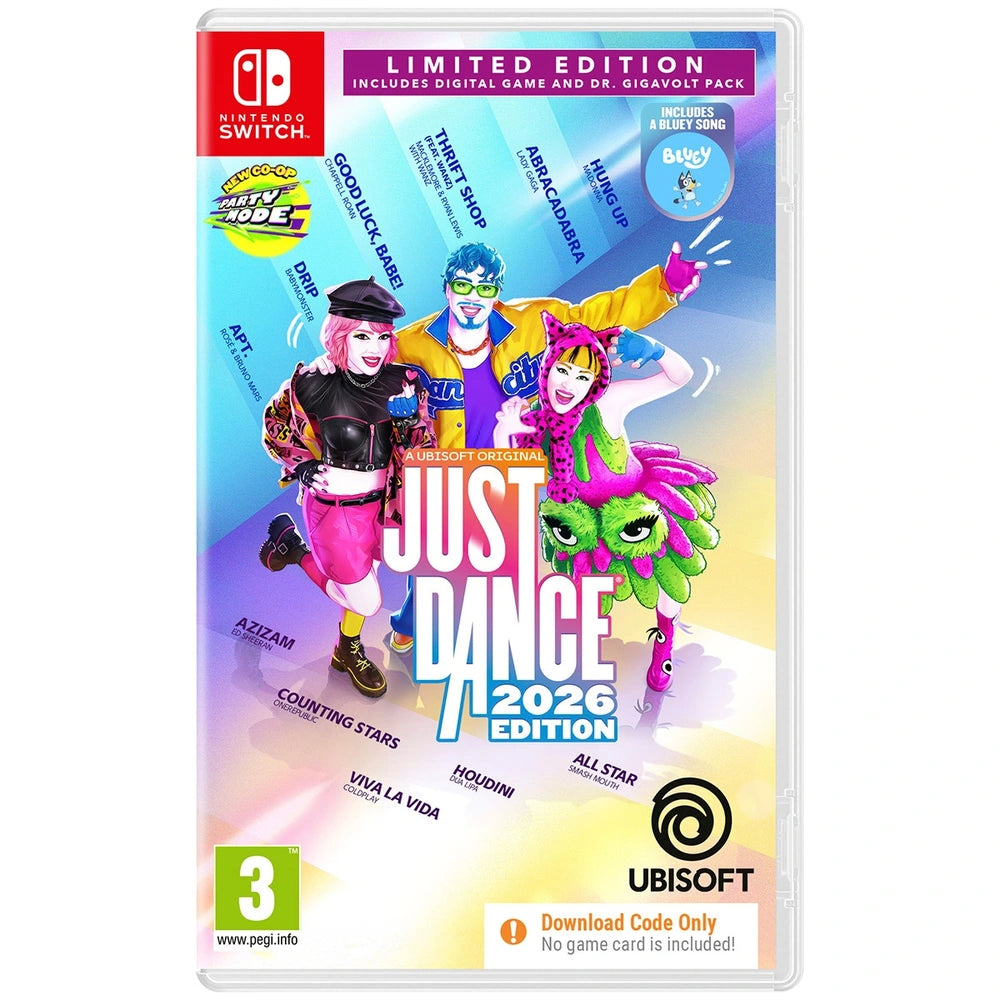 Just Dance 2026 Edition β Limited Edition Nintendo Switch (Code In Box)