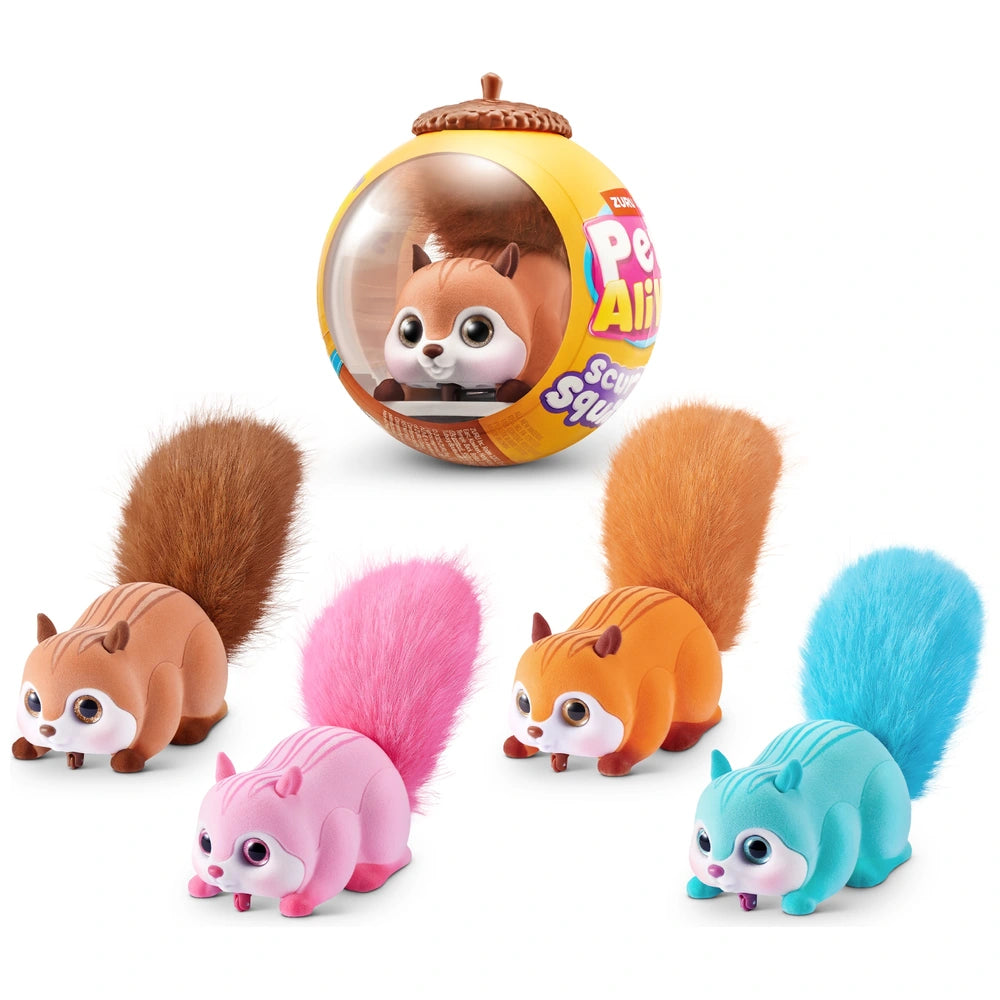 Pets Alive By Zuru Scurry'n Squirrel Interactive Assortment