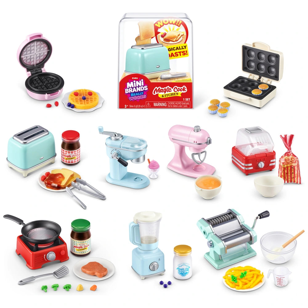Mini Brands Really Works Magic Cook Kitchen Series 1 Assortment By Zuru