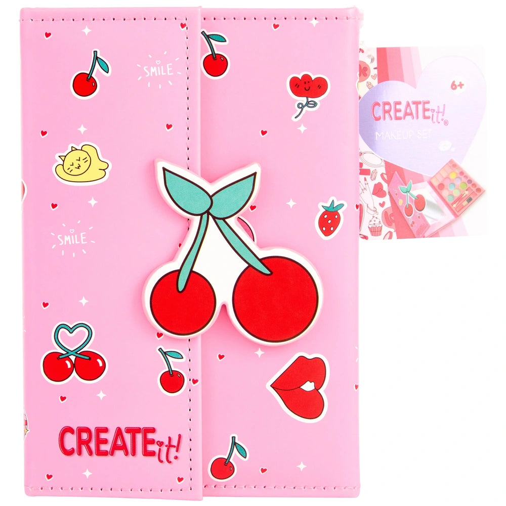 Create It! Make-Up Palette Magnetic Book Cherries